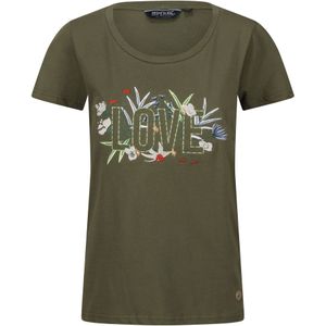 Regatta Dames/Dames Filandra VII Liefde T-shirt (40 DE) (Klavertje vier)