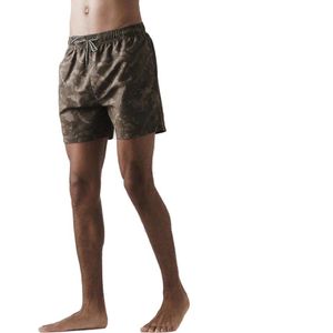 Born Rich Heren Persie Camo Zwemshort (XL) (Donkere Olijf)