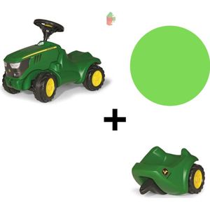 SET Rolly Toys Loop Auto + Aanhanger (John Deere)