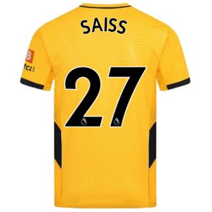 2021-2022 Wolves Home Shirt (SAISS 27)