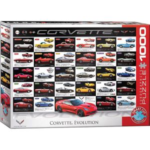 Puzzel Eurographics - Corvette Evolution, 1000 stukjes