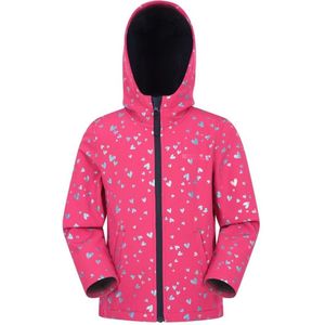 Mountain Warehouse Kinder/Kids Exodus Hart Soft Shell Jas (152) (Helder Roze)