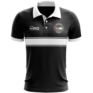 Jordan Concept Stripe Polo Shirt (Black)