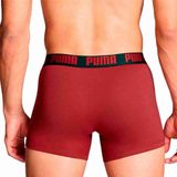 Heren Boxer Shorts Puma burgundy  Rood Maat