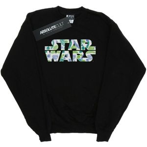 Star Wars Meisjes Palm Logo Sweatshirt (116) (Zwart)