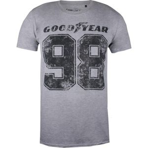 Goodyear Heren 98 T-Shirt (S) (Heide Grijs)
