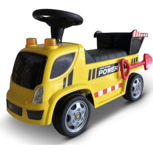 ROLLZONE Loopauto 'vrachtwagen Voor Wegwerkzaamheden' - Loopauto / Duwauto