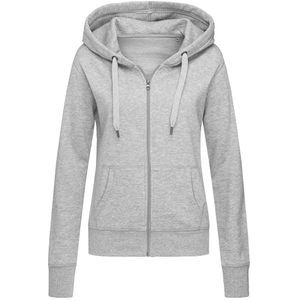 Absolute Apparel - Stedman Dames Active Zip Hoodie (XL) (Grijs)