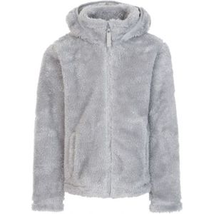 Trespass Meisjes Violetta Fluffy Fleece Jas (104) (Lichtgrijs)