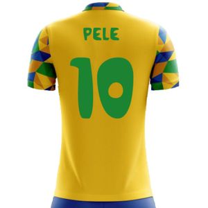 2022-2023 Brazil Home Concept Football Shirt (Pele 10)