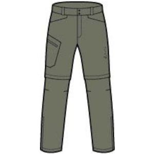 Loeffler afrits wandelbroek M Zip-Off Trekking Pants CSL - Olijfgroen