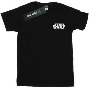Star Wars Dames/Dames Logo Badge Katoenen Vriend T-shirt (M) (Zwart)