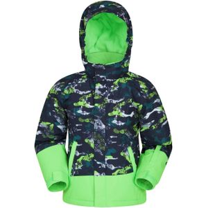 Mountain Warehouse Kinder/Kinder Mogal Camouflage Ski-jas (104) (Groen)