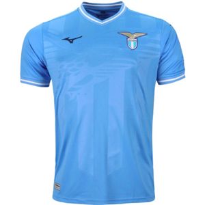 Mizuno Ss Lazio 23/24 Short Sleeve T-shirt Home Blauw M