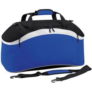 Bagbase Teamwear weekendtas (One Size) (Helder koninklijk blauw/zwart)