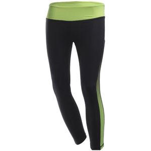 Boxeur des Rues 3/4 Leggings Contrast - Black Yellow - Geel - L