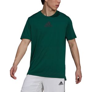 adidas - D2M 3-Stripes Back Tee - Primeblue Shirt - S