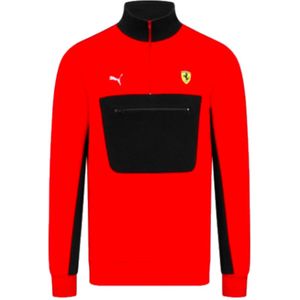 2023 Ferrari Fanwear Half Zip Sweat (Red)