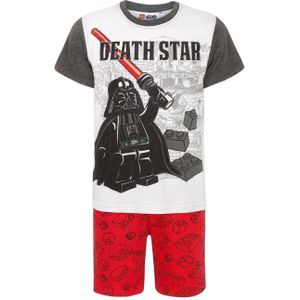 Lego Star Wars Jongens Death Star Marl Korte Pyjama Set (104) (Wit)