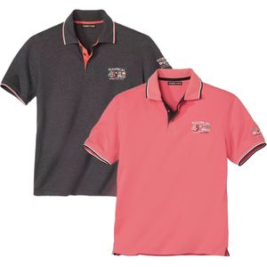 Atlas For Men Mens Essential Polo Shirt (Pack Of 2)