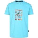 Dare 2B Kinderen/Kinderen Trailblazer Bloemen T-shirt (128) (Blauwe zeestraal)