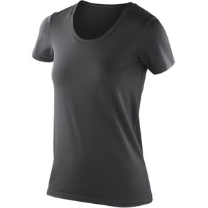 Spiro Dames/dames Impact Softex T-Shirt met korte mouwen (XXS) (Zwart)