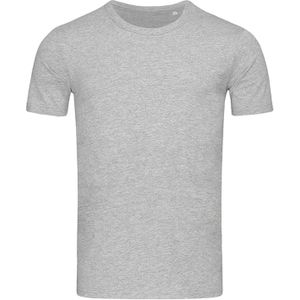 Absolute Apparel - Heren Stedman Stars Morgan T-Shirt met Ronde Hals (2XL) (Lichtgrijs)