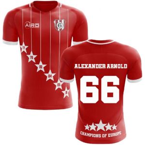2022-2023 Liverpool 6 Time Champions Concept Football Shirt (Alexander Arnold 66)