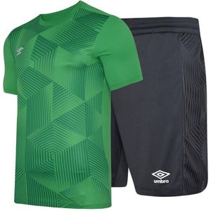 Umbro Kinder/Kinder Maxium Voetbal Kit (128) (Smaragd/zwart)