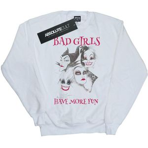 Disney Heren Bad Girls Have More Fun Sweatshirt (S) (Wit)