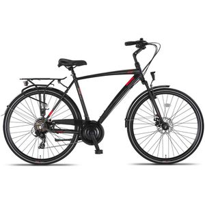 Altec Ventura Trekking Schijfremmen Herenfiets 28 inch 21v Black Red