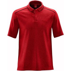 Stormtech Heren Endurance Polo Shirt (2XL) (Helderrood/Zwart)