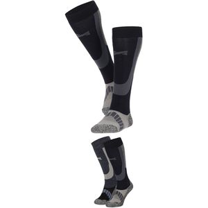 Xtreme - Skisokken Unisex - 4-Pack - Multi Navy - Maat 39/42 - Skisokken dames - Skisokken heren