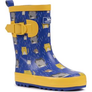 Trespass Kinder/Kinder Puddle Wellington Laarzen (32 EU) (Blauw/Geel)