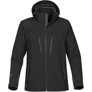 Stormtech Herenpatrouille technisch Softshell-jasje (2XL) (Zwart / Koolstof)