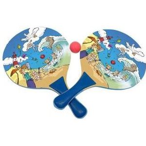 Summertime Beachball Set - Strand Kinder beachballset | Inclusief bal | Geschikt voor kinderen | Fraaie strand illustratie