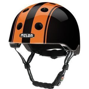 Melon helm Double Orange Black M-L (52-58cm) oranje/zwart