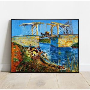 Van Gogh - De brug van Langlois met wassende vrouwen - Schilderen op nummers