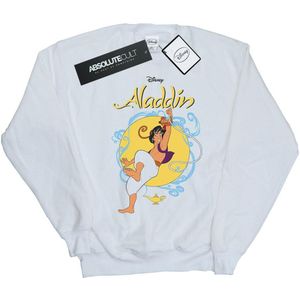 Disney Dames/Dames Aladdin Rope Swing Sweatshirt (M) (Wit)