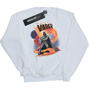 Star Wars Dames/Dames Darth Vader Swirling Fury Sweatshirt (XL) (Wit)