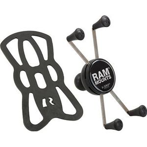 RAM Mount RAM-HOL-UN10BU houder Passieve houder Mobiele telefoon/Smartphone Zwart, Roestvrijstaal