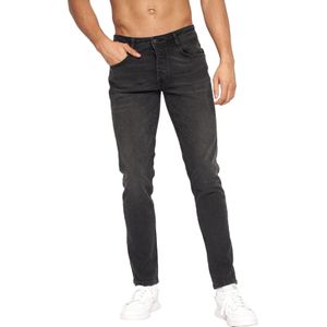 Crosshatch Heren Malcolm Slim Jeans (36S) (Zwart wassen)