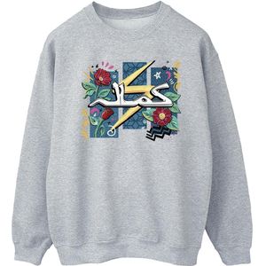 Marvel Mens Ms Marvel Flower Lightning Sweatshirt