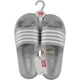 XQ | Slippers Dames | Stripes | Navy | Maat 40 | Badslippers dames | Gevormd voetbed