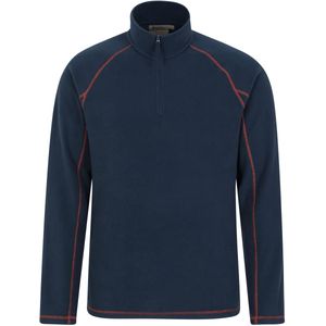 Mountain Warehouse Heren Ashbourne II Half Zip Fleece Top (3XL) (Marine)