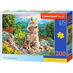 Puzzel Castorland - Nieuwe Generatie, 200 stukjes