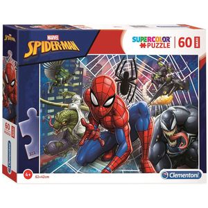 Spider-Man Supercolor Puzzel (60 stukjes, maxi)