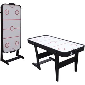 Cougar Icing Airhockeytafel 5ft opklapbaar | Airhockey tafel incl accessoires (pucks & pushers) | Speeltafel voor kinderen en volwassenen
