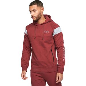 Crosshatch Heren Purbeck Hoodie (M) (Bourgondië)