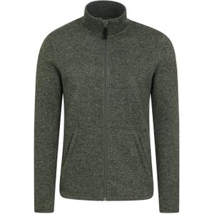 Mountain Warehouse Heren Idris III Full Zip Fleecejack (XS) (Groen)